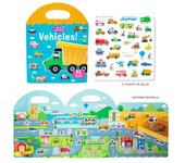Early Childhood Education Scene Sticker Book Focus Cultivation Quiet Sticker Book Enlightenment Puzzle Cognitive Sticker Book