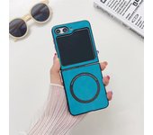 Magsafe Case for Samsung Z Flip 5 4 Matte PU Leather for Samsung Galaxy Z Flip 3 4 5 Fold 5 Magnetic flip5 Skin Feel flip4 Cover