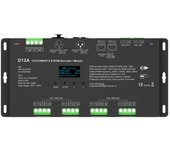 BARCELONA LED - Skydance Decodificador DMX512 12-24V DC - 5A/canal - 12 Canales - Pantalla OLED