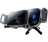 Soporte inteligente para teléfono móvil/almohadilla, 2 en 1, soporte para teléfono móvil giratorio 2 en 1, cargador de automóvil, soporte de teléfono celular de carga rápida, soporte giratorio de un