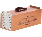 Suinga Transportin Madera Palomas 2 Departamentos 15x40x16 Cm