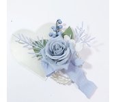 Dark Blue Boutonnieres for Wedding Artifical Flowers Corsage Bracelet Bridesmaids Groom Pins Handmade akcesoria ślubne
