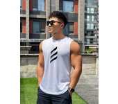2023 Summer New Trend Men's Pullover Round Neck Mesh Tank Top  Sports Fitness running Top Sleeveless Quick Drying Tank Top