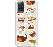 Funda original compatible con Samsung Galaxy A51 - Friends Food Stickers