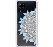 Funda original compatible con Samsung A42 5G - Rick y Morty Half Rick