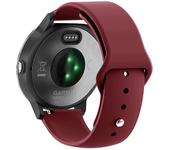 20mm 22mm Silicone Strap For Garmin Vivoactive 4 3 Band Watch Venu 2 SQ Forerunner 645 Wristband Bracelet Garmin Forerunner 245