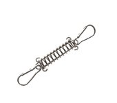 Stainless steel Tent Wind Rope Spring Buckle Tent Tensioner Camping Deck Pegs With Carabiner Clips Awning Tightener Fixed Hook