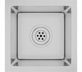 vidaXL Fregadero de Cocina Hecho a Mano de Acero Inoxidable Lavabo Color Plateado,  Negro, y mas