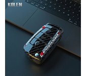 Carbon Fiber Car Remote Key Case Cover For Audi A1 A3 8P A4 A5 A6 C7 A7 S3 S7 S8 R8 Q2 Q3 Q5 Q7 Q8 SQ5 TT RS3 RS6 Accessories