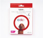 TABERDOG Collar Permetrina Rojo 40 cm (1 ud.) Antiparasitarios para perros