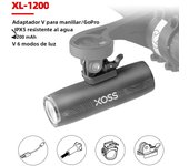 XOSS 200-1200 Lm Bike Light XL1200 Headlight Waterproof Rechargeable Front Lamp Bicycle Light Aluminum Ultralight Flashlight