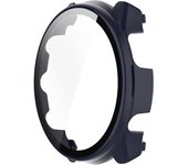 Para Garmin forerunner 965 duro PC reloj caso marco protector con película de vidrio templado HD
