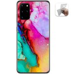 Tumundosmartphone Funda Gel Tpu para Samsung Galaxy S20+ Plus diseño Mármol 15 Dibujos