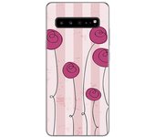 Tumundosmartphone Funda Gel Tpu para Samsung Galaxy S10 5G diseño Flores Vintage Dibujos