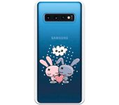Funda compatible con Samsung Galaxy S10 - Pareja corazon