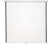 Tectake - Pantalla de proyección para proyector HDTV  Ángulo de visión 125°  Formatos 1:1, 4:3, 16:9 y otros  Doble capa - tejido tela 360 g/m²