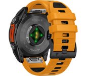 QuickFit 22mm 26mm Fenix8 Watch Band For Garmin Fenix E 8 47mm 51mm 7 7X 6 6X/Epix Pro/Enduro 3 Two-Tone Silicone Strap Bracelet