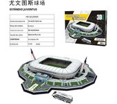3D  Stereoscopic Puzzle Football Field Model DIY Puzzle Building Gymnasium