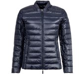 A|X ARMANI EXCHANGE Chaqueta de plumón para mujer - chaqueta acolchada, cierre con cremallera, capucha en el cuello