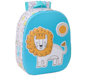 Mochila 3D Safta Lion 3D 27x33x10 Cm (622543890)