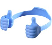 Soporte flexible Universal para teléfono móvil de escritorio, soporte flexible para tableta, soporte para iPhone, iPad, Samsung y más, soporte flexible Universal para teléfono móvil with Pulgar, color Azul.