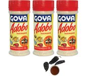 3 BOTE DE ADOBO SAZONADOR  226G . CON PIMIENTA. GOYA