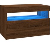 vidaXL Mueble de TV con luces LED color 60x35x40 cm, Mueble de Salon, Mueble TV, Mueble TV salon, Mesa de TV, Mueble tele