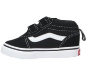 Zapatillas Vans Ward Suede Canvas Mid Negro Blanco Td Vn0A5Hyxiju1 Bota Niños