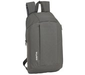 SAFTA  MINI MOCHILA BOLSILLO VERTICAL GRIS BLACKFIT8 SAFTA RIÑONERAS MINI MOCHILAS 10x22x39 Cms.