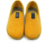 NORDIKA'S mod. 1825 zapatilla casa para mujer en lana natural, sin cordones