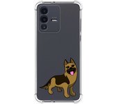 Funda Silicona Antigolpes para Vivo V23 5G diseño Perros 03 Dibujos