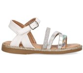 Sandalias LUNA KIDS para Niña en Plata con Suela Plana