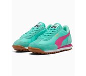 Zapatillas puma easy rider vintage verde de mujer.