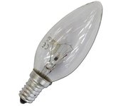 Genérico NO MARCA Bombilla Incandescente Vela Clara 40W E14 240V EDM 35142 - Ahorro de Energía
