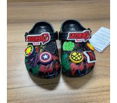 Marvel The Avengers Children Hole Sandals Slippers Sandals Eva Anime Home Beach Shoes Summer Black Slippers Kids Gift