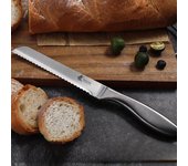 PLYS Bread Knife Stainless Steel Serrated Cut Sandwiches Special Knife Cake Slicing Without Crumbs Baking Knife