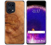 Funda Silicona para Oppo Find X5 Pro 5G diseño Madera 04 Dibujos
