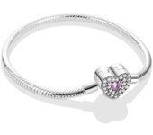 Original Bracelet 925 Silver Colorful Love Zircon Women's Jewelry Romantic Valentine's Day Gift