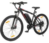 Bicicleta Eléctrica Tipo Moped Eleglide M2 de 29" 250W Motor 36V 15Ah Batería 125km Alcance Máximo Frenos de Disco Hidráulicos Pantalla LCD Inteligente Aplicación Inteligente, Suspensión Premium con Bloqueo, 24 Marchas - Negro