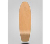 Surfskate Shape Deck Tabla Skate Skateboard Fiberglass Top Layer 31.5 Flame
