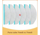 For Ecovacs Yeedi Cube / Yeedi CC Robot Vacuum Replacement Accessories Parts Main Side Brush Hepa Filter Mop Cloth Dust Bag