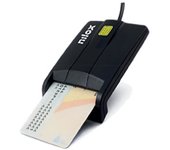 Lector dni electronico nilox negro