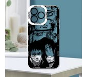 Anime Narutos Fashion Apple Case For iPhone 15 14 13 12 11 Mini XS XR X Pro MAX 8 7 6 Plus SE Angel Eyes Transparent