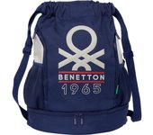 SAFTA | SACO MOCHILA BENETTON "VARSITY" - Mochila Escolar Licencia Oficial - Diseño Ergonómico - Amplio Espacio de Almacenamiento - Bolsillos Multifuncionales