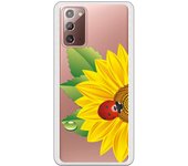Funda compatible con Samsung Galaxy Note 20 - Girasol y mariquita