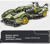 1:14 Technical Bugatti Building Blocks Lamborghini Hypercar Racing Car Model  Assemble Vehicle Bricks Toys For Boys Child Gifts