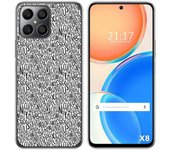 Funda Silicona para Huawei Honor X8 diseño Letras Dibujos