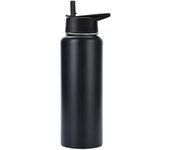 18oz 32oz 40oz Sport Water Bottle With Straw Lid Thermal Flask Stainless Steel Vacuum Insulated Hydroes Cup Thermos Mug 1200ml