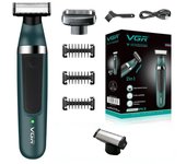 VGR Razor Professional Shaving Machine Electric Shaver Waterproof Beard Trimmer Razor 2 In 1 Hair Trimmer Shaver for Men V-393