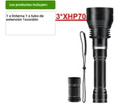 15000mAH Super Bright Diving Flashlight 3*XHP70 LED Professional Powerful Scuba Lantern  IPX8 Underwater 100M Hunting Torch